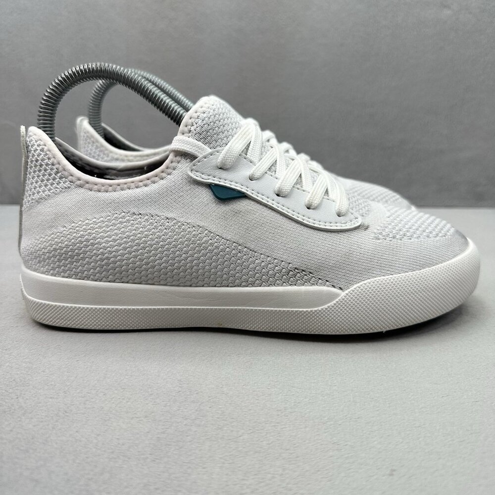 Vessi Weekend Sneaker Womens Size 7 Shoes‎ White Waterproof Knit Lace-Up Casual